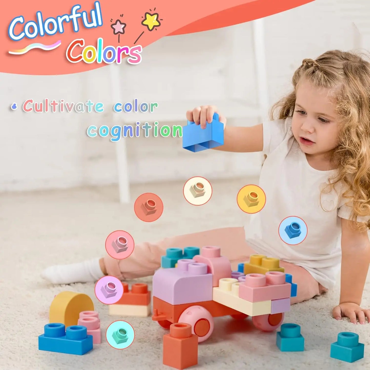 Top STEM Soft Building Block Sets for Kids Aged 18 months to 6 years old.Mega Building Blocks for preschool
