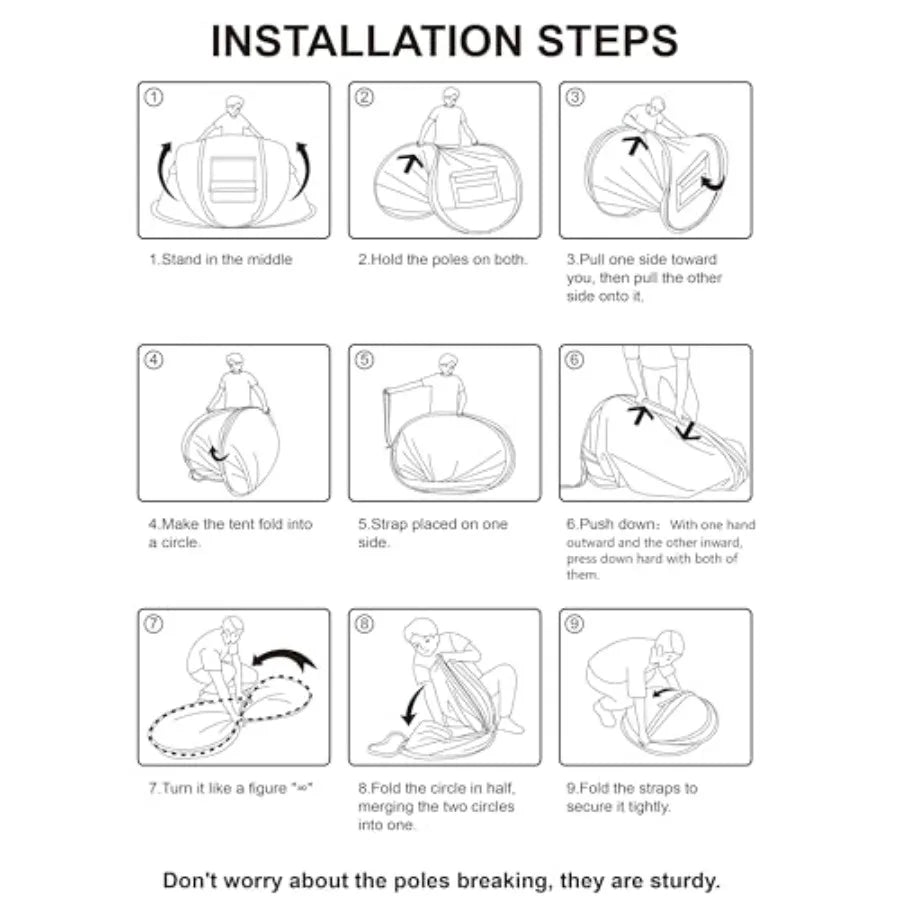 4 Person Easy Pop Up Tent Waterproof Automatic Setup 2 DoorsInstant Family Tents for Camping Hiking Traveling