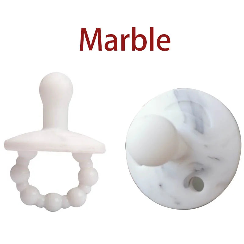 Baby Silicone Pacifier Soft BPA Free Soother Infant Dummy Nipple Newborn Baby Teether Toy Teething Nursing Pacifier Chain Pendan