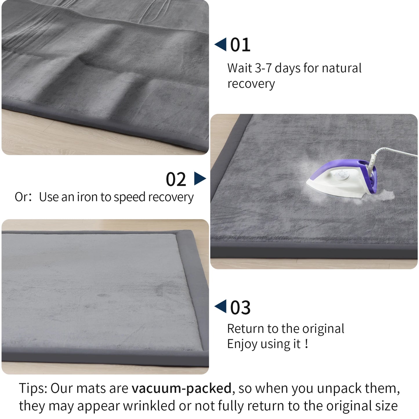 Carpet For Floor 2cm Thick Memory Foam Playpen Mat With Non-slip Bottom For Living Room Soft Velvet Minimalist Carpet Kids Rugs