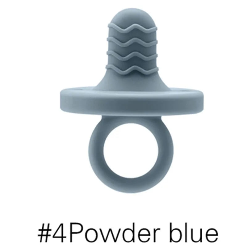 Baby Silicone Pacifier Soft BPA Free Soother Infant Dummy Nipple Newborn Baby Teether Toy Teething Nursing Pacifier Chain Pendan