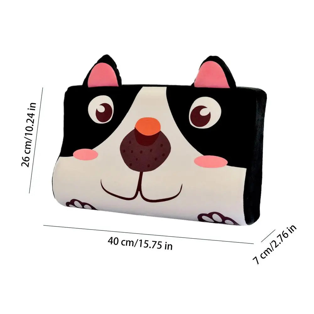 Toddler Memory Foam Pillow Slow Rebound Soft Fiber Baby Neck Protection Pillow Cartoon Animal Printing Children's Bedding
