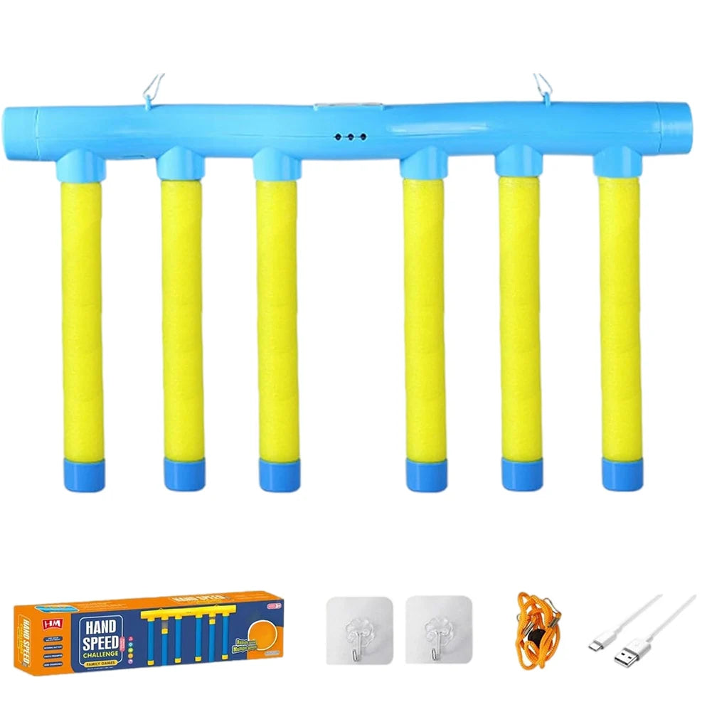 Challenge Falling Sticks Game 3 Adjustable Speed Stick Catcher Machine Stick Reflex Challenge Game for Training Reaction Ability