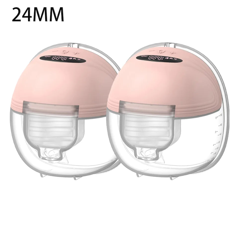 BornBL S21 Electric Breast Pump, Wearable Hands-Free Breastfeeding Pump with 12 Suction 3 Mode, Portable Baby Milk Extractor