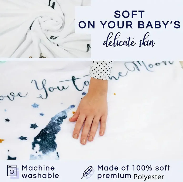 Youngsters Youngsters Milestone Blanket - Monthly Growth Commemorative Photography Prop, Soft Polyester, DIY Youngsters Boy & Gi