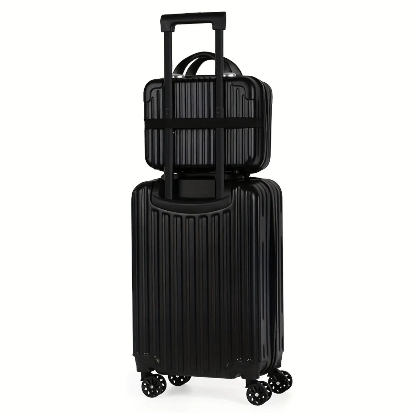 2-Piece Hardshell Luggage Set (20"+14") - Nesting Spinner w/ 360° Wheels & TSA Lock, Lightweight Expandable for Family Travel