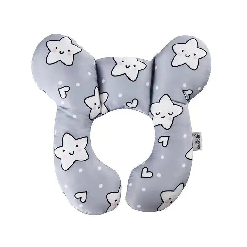 Multi-functional stroller pillow New cartoon children's U-shaped pillow soft baby pillow travel car children's pillow
