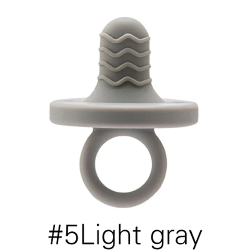 Baby Silicone Pacifier Soft BPA Free Soother Infant Dummy Nipple Newborn Baby Teether Toy Teething Nursing Pacifier Chain Pendan