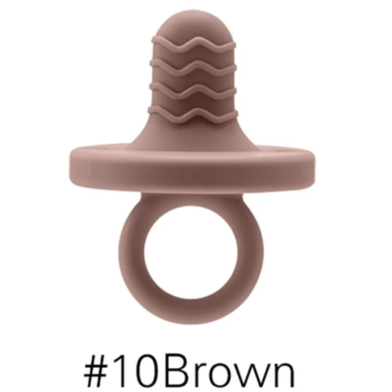 Baby Silicone Pacifier Soft BPA Free Soother Infant Dummy Nipple Newborn Baby Teether Toy Teething Nursing Pacifier Chain Pendan